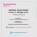 PINAMAR: INFORME DIARIO SOBRE COVID-19 A NIVEL LOCAL – 11 de Julio 2020
