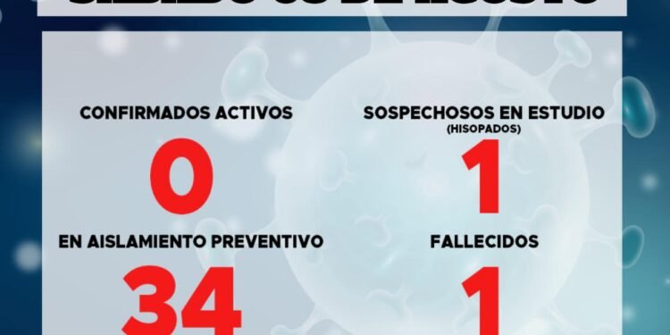 GENERAL LAVALLE: covid-19, 8 de agosto