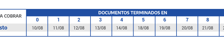 Calendario de Pagos