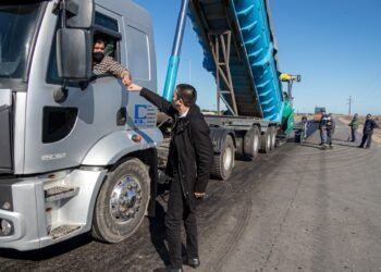 LA COSTA: Cristian supervisó la reactivación de los trabajos de la Ruta Interbalnearia