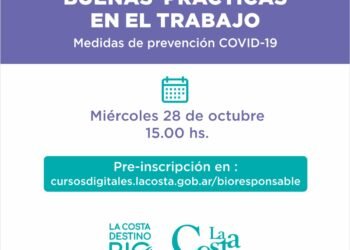 Covid 19: este miércoles se realizará una capacitación de Buenas prácticas en el trabajo