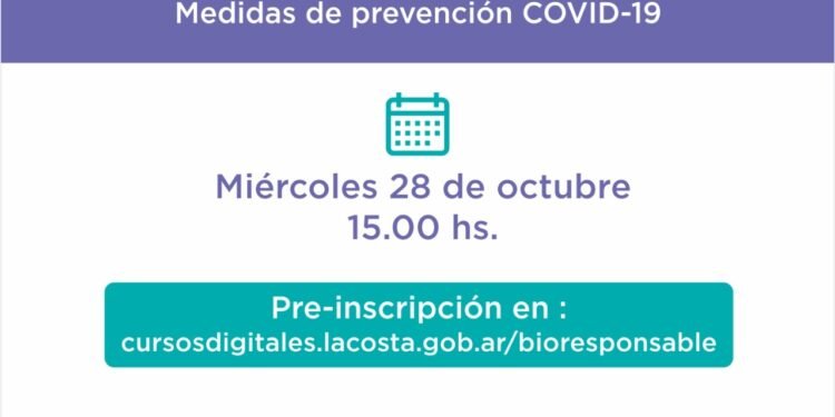Covid 19: este miércoles se realizará una capacitación de Buenas prácticas en el trabajo