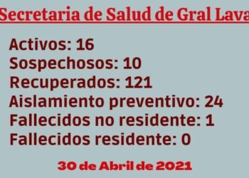 PARTIDO DE GENERAL LAVALLE: La Secretaría de Salud informa