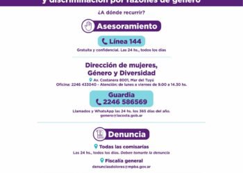 PARTIDO DE LA COSTA: La Municipalidad de La Costa ofrece herramientas de acompañamiento a víctimas de violencia y discriminación de género