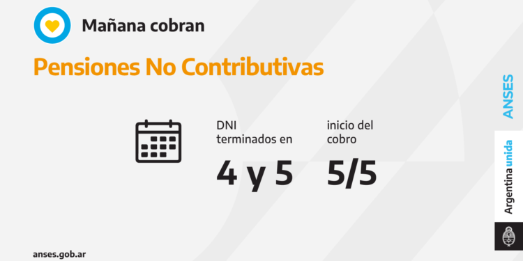 ANSES CALENDARIOS DE PAGO DEL MIÉRCOLES 5 DE MAYO