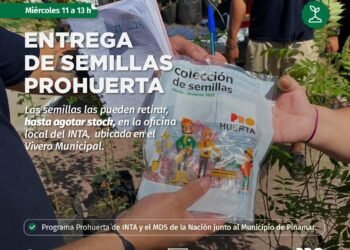 PARTIDO DE PINAMAR: ENTREGA DE SEMILLAS