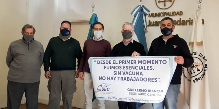 PARTIDO DE GENERAL MADARIAGA: Representantes de la Cámara de Comercio se reunieron con autoridades del municipio