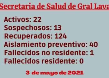 PARTIDO DE GENERAL LAVALLE: La Secretaría de Salud informa que en el día de hoy