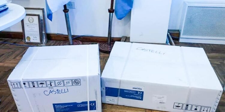 PARTIDO DE CASTELLI: LA PROVINCIA HIZO ENTREGA DE OTRO RESPIRADOR AL HOSPITAL DE CASTELLI