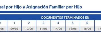 ANSES: CALENDARIOS DE PAGO DE JUNIO
