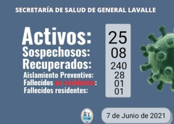 PARTIDO DE GENERAL LAVALLE: La Secretaría de Salud informa que: