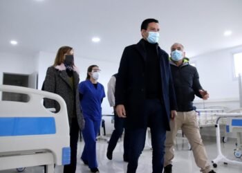 PARTIDO DE LA COSTA: Cristian recorrió los trabajos que se llevan adelante en los Hospitales de Mar de Ajó y Santa Teresita para brindar mayores servicios de salud