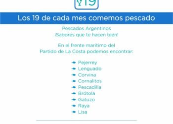 PARTIDO DE LA COSTA: El Partido de La Costa impulsa una campaña para fomentar el consumo de pescados y mariscos de la zona