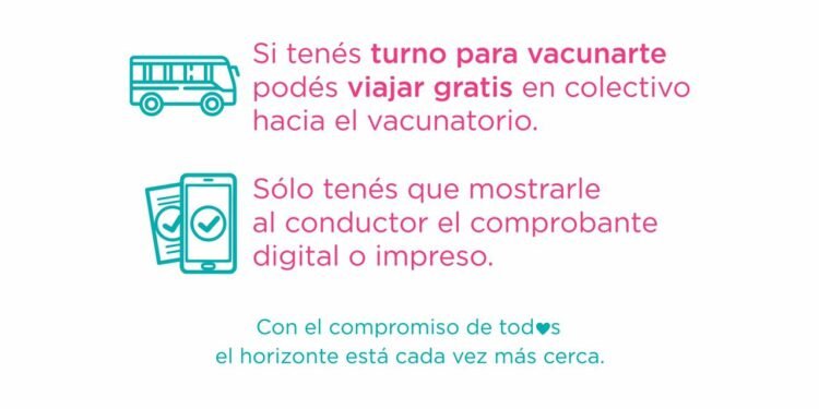 PARTIDO DE LA COSTA: Cristian anunció que quienes tengan turno de vacunación contra el Covid-19 podrán trasladarse gratis con el transporte público de pasajeros