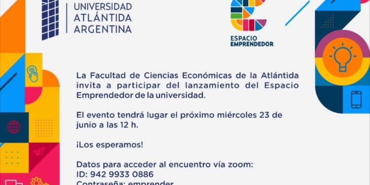 PARTIDO DE LA COSTA: Se presentará el nuevo Espacio Emprendedor de la Universidad Atlántida Argentina