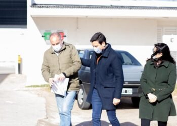 PARTIDO DE LA COSTA: Cristian supervisó obras en el nuevo sector de Hemoterapia y el Laboratorio del Hospital de Mar de Ajó