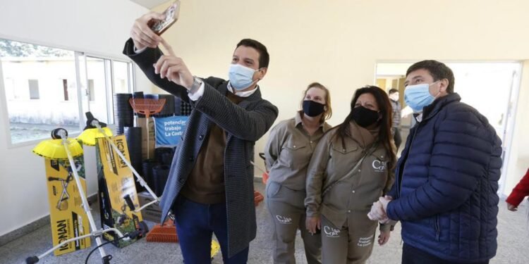 PARTIDO DE LA COSTA: Cristian recibió al ministro de Desarrollo Social de la Nación, Daniel Arroyo