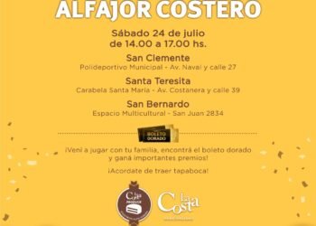 PARTIDO DE LA COSTA: La 7ª edición de la Fiesta del Alfajor Costero trae muchas sorpresas y se disfrutará en tres localidades en simultáneo