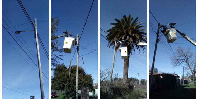 PARTIDO DE GENERAL MADARIAGA: Ampliaron el alumbrado público en distintos barrios de la ciudad