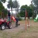 PARTIDO DE GENERAL MADARIAGA: Instalan nuevos juegos en el Parque Anchorena