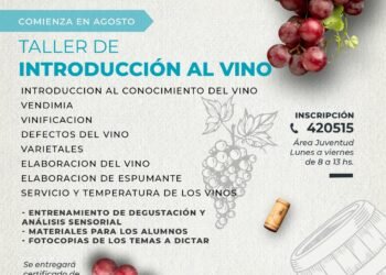 PARTIDO DE GENERAL MADARIAGA: Taller de introducción al vino: Los interesados ya pueden inscribirse