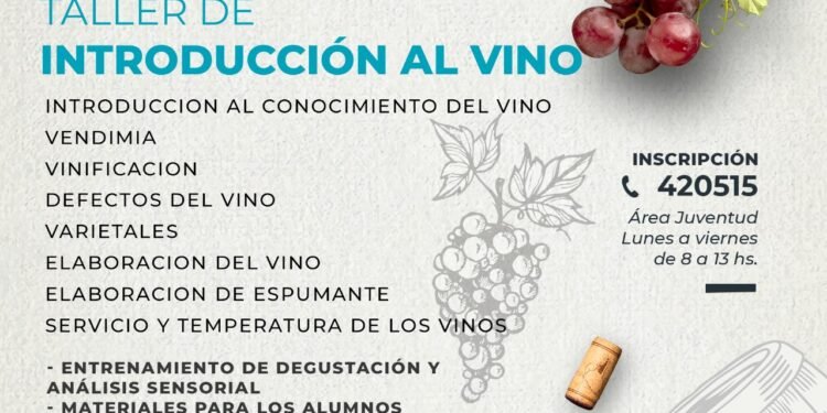 PARTIDO DE GENERAL MADARIAGA: Taller de introducción al vino: Los interesados ya pueden inscribirse