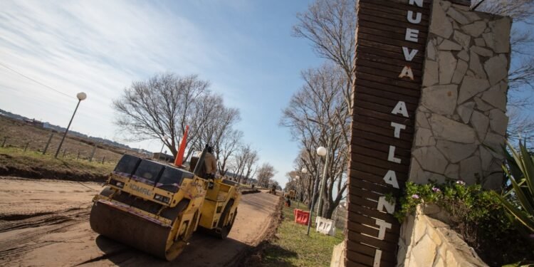 PARTIDO DE LA COSTA: Comenzaron los trabajos para la pavimentación del acceso a Nueva Atlantis