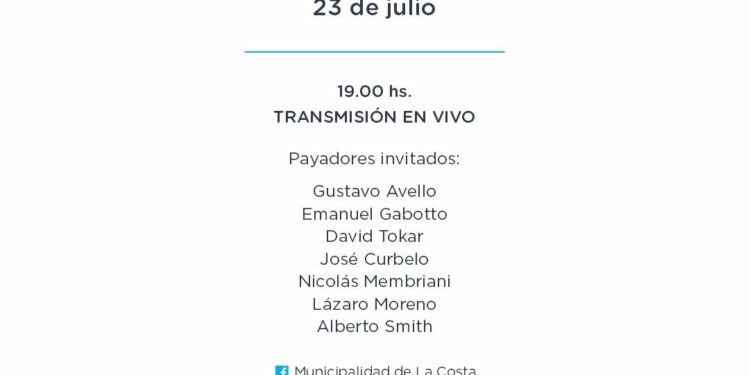 PARTIDO DE LA COSTA: El Partido de La Costa celebrará el Día Nacional del Payador con un encuentro virtual