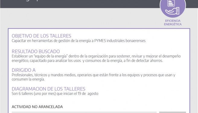 PARTIDO DE GENERAL LAVALLE: Abrió la inscripción a los talleres gratuitos de “Capacitación en Eficiencia Energética a PYMES”