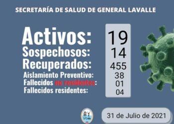 PARTIDO DE GENERAL LAVALLE: La Secretaría de Salud informa que