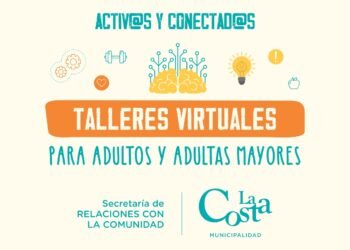 PARTIDO DE LA COSTA: Abrió la inscripción a los talleres virtuales para adultas y adultos mayores del Partido de La Costa