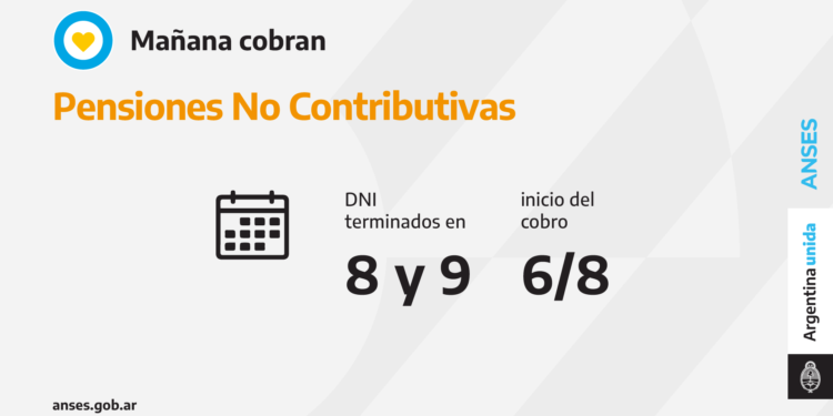 ANSES CALENDARIOS DE PAGO DEL VIERNES 6 DE AGOSTO