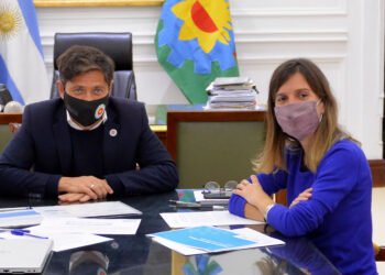 RAVERTA Y KICILLOF SE REUNIERON PARA ANALIZAR EL AVANCE DEL RECONOCIMIENTO DE APORTES POR TAREAS DE CUIDADO