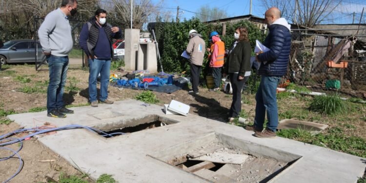 PARTIDO DE GENERAL MADARIAGA: Avanzan los trabajos de conexión en la Estación de Bombeo