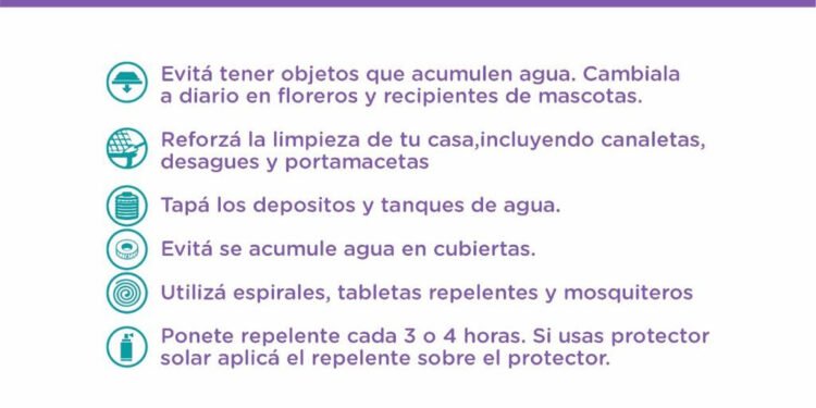PARTIDO DE LA COSTA: Día Internacional contra el Dengue: cuáles son las acciones cotidianas para prevenir la enfermedad