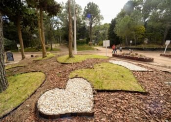 PARTIDO DE VILLA GESELL: Infraestructura Urbana y Vivero  trabajan en la Plaza de la Música en el acceso a Mar de las Pampas