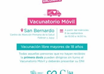 PARTIDO DE LA COSTA: Continúa la campaña contra el Covid-19: el Vacunatorio Móvil llega a San Bernardo