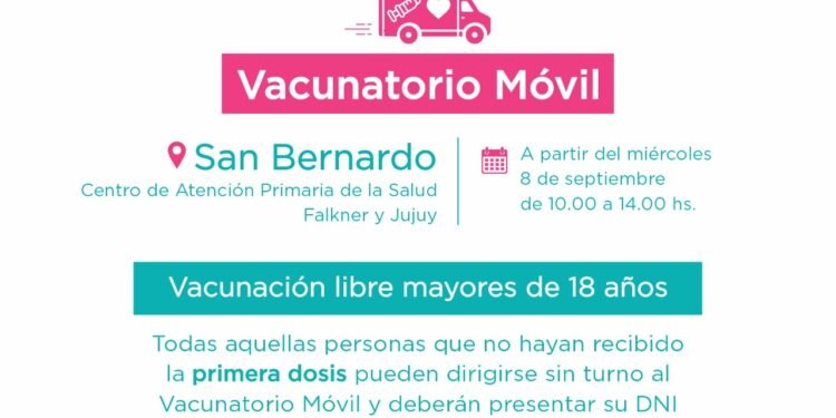 PARTIDO DE LA COSTA: Continúa la campaña contra el Covid-19: el Vacunatorio Móvil llega a San Bernardo