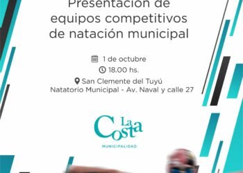 PARTIDO DE LA COSTA: Este viernes habrá un encuentro de presentación de los equipos competitivos de la Escuela Municipal de Natación