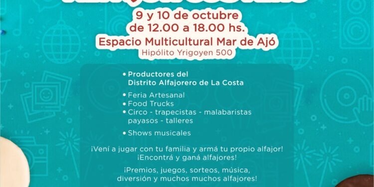 PARTIDO DE LA COSTA: Fiesta Provincial del Alfajor Costero: cronograma completo de los artistas que serán parte del evento