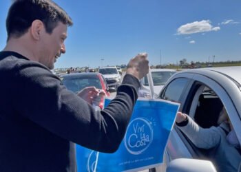 PARTIDO DE LA COSTA: Cristian Cardozo presenció la histórica puesta en funcionamiento de la Autovía de la Ruta 11 de General Conesa al Partido de La Costa