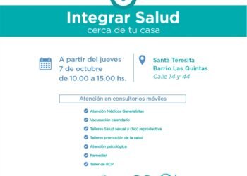 PARTIDO DE LA COSTA: Llega a Las Quintas en Santa Teresita el programa Integrar Salud, que acerca los servicios a los barrios