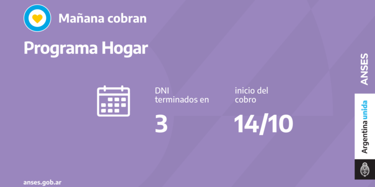 ANSES CALENDARIOS DE PAGO DEL JUEVES 14 DE OCTUBRE