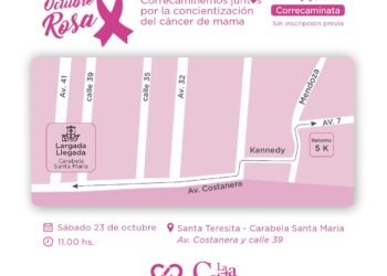 PARTIDO DE LA COSTA: La Municipalidad de La Costa llevará adelante este sábado la 4ª edición de la correcaminata por la concientización del Cáncer de Mama