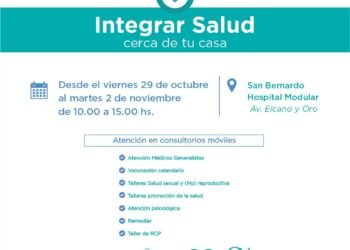 PARTIDO DE LA COSTA: Los móviles del programa Integrar Salud estarán prestando servicios en el Hospital Modular de San Bernardo