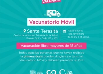 PARTIDO DE LA COSTA: El Vacunatorio Móvil Municipal estará hasta el lunes en el Centro de Atención Primaria de la Salud de Santa Teresita