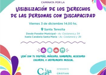 PARTIDO DE SAN CLEMENTE: Caminata por la visibilización de los derechos de las personas con discapacidad