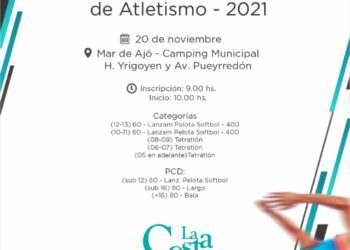 PARTIDO DE LA COSTA: Este sábado se disputará en el Partido de La Costa la última fecha del Circuito Regional de Atletismo