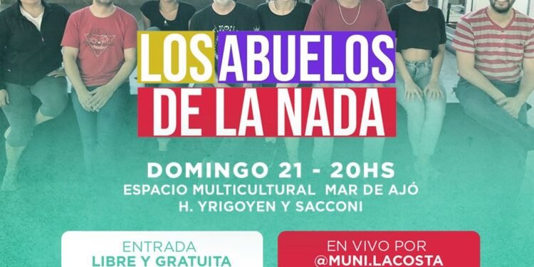 PARTIDO DE LA COSTA: Continúa el ciclo de shows acústicos en vivo con un tributo a Los Abuelos de la Nada