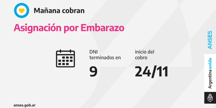 CALENDARIOS DE PAGO DEL MIÉRCOLES 24 DE NOVIEMBRE